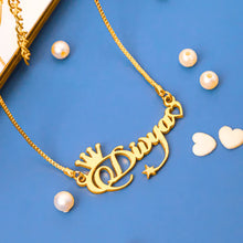 Charger l'image dans la galerie, Crowned LoveBeat ( Custom Name Necklace )