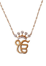 Load image into Gallery viewer, Ek Onkar Crown Necklace ( 925 Sterling Silver)