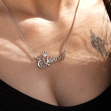 Charger l'image dans la galerie, Crowned LoveBeat ( Custom Name Necklace )
