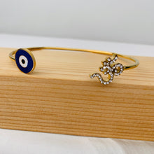 Load image into Gallery viewer, OM & Evil Eye Bracelet 🧿
