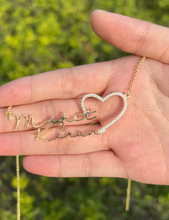 Load image into Gallery viewer, Classy Couple Name Necklace ✨ (3D)