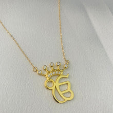 Load image into Gallery viewer, Ek Onkar Crown Necklace ( 925 Sterling Silver)