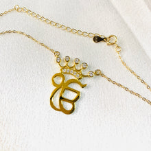 Load image into Gallery viewer, Ek Onkar Crown Necklace ( 925 Sterling Silver)