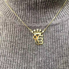 Load image into Gallery viewer, Ek Onkar Crown Necklace ( 925 Sterling Silver)