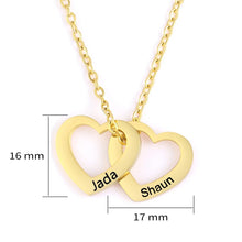 Charger l'image dans la galerie, Custom Hearts Necklace (925S Silver)