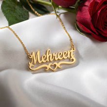 Load image into Gallery viewer, Custom Name Necklace- N55 (Heart Design)