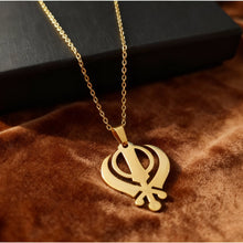 Load image into Gallery viewer, khanda Necklace ☬ (Female)