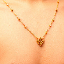 Charger l'image dans la galerie, khanda Necklace ☬ (Beaded Chain)