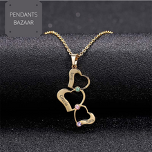 Charger l'image dans la galerie, Sequence Hearts Necklace ( P40)