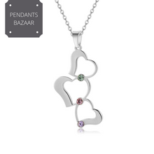 Charger l'image dans la galerie, Sequence Hearts Necklace ( P40)
