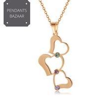 Charger l'image dans la galerie, Sequence Hearts Necklace ( P40)