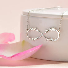 Charger l'image dans la galerie, 4 Names Infinity Necklace