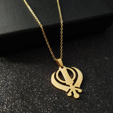Load image into Gallery viewer, khanda Necklace ☬