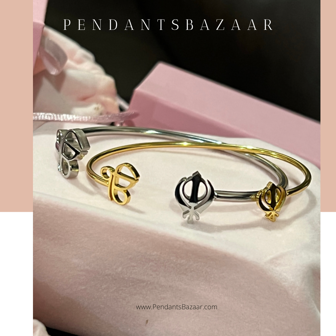 Ek Onkar Bangle Ik Onkar Kara Ik Omkar Bracelet Pendants Bazaar