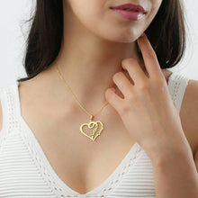 Charger l'image dans la galerie, Couple Name Heart Necklace-I