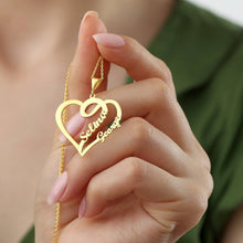Charger l'image dans la galerie, Couple Name Heart Necklace-I
