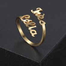 Charger l'image dans la galerie, Double Name Ring (R4)
