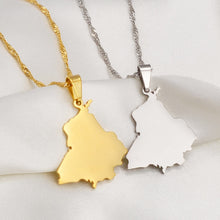 Load image into Gallery viewer, Apna Punjab Necklace (Solid Map Design)