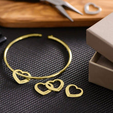 Load image into Gallery viewer, Custom Hearts Bangle (H9)