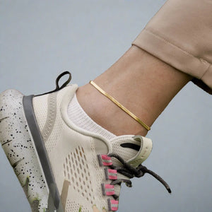 Snake Chain (Herringbone) Anklet