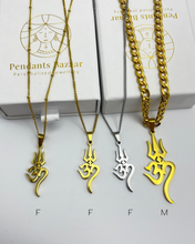 Load image into Gallery viewer, Trishakti OM Necklace 🔱
