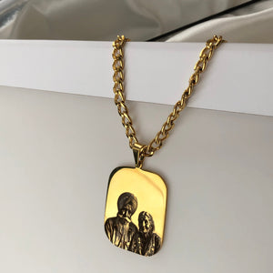 Custom Photo Necklace (MEN)