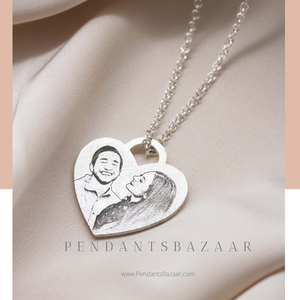 Custom Photo Necklace (Heart V2)