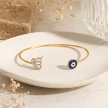 Load image into Gallery viewer, Ek Onkar &amp; Evil Eye Bracelet 🧿
