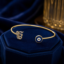 Load image into Gallery viewer, Ek Onkar &amp; Evil Eye Bracelet 🧿
