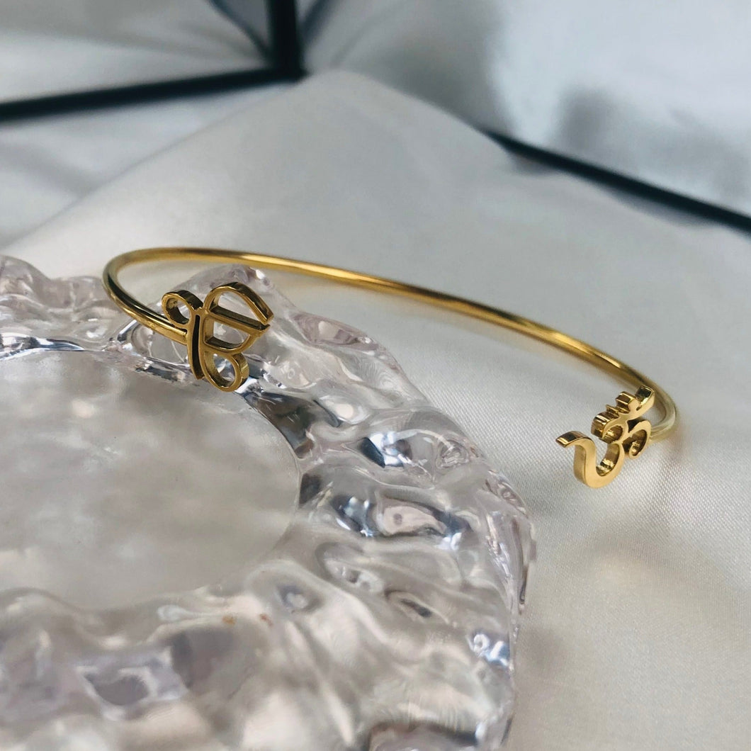 OM & Ek Onkar Bangle