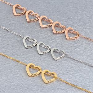 Custom Hearts Necklace (925S Silver)