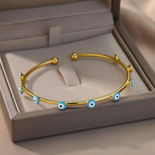 Load image into Gallery viewer, EVIL EYE BANGLE
