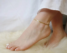 Charger l&#39;image dans la galerie, Snake Chain (Herringbone) Anklet
