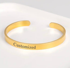 Custom Cuff Bracelet (Any language)