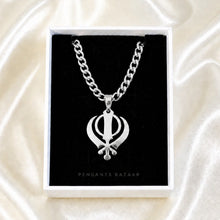 Load image into Gallery viewer, khanda Necklace ☬ (MEN)
