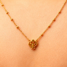 Charger l'image dans la galerie, khanda Necklace ☬ (Beaded Chain)
