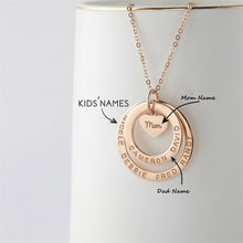 Load image into Gallery viewer, Heart Centric Rings Necklace
