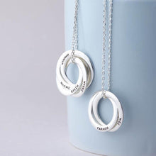 Charger l&#39;image dans la galerie, Custom Rings Necklace (925 Sterling Silver)
