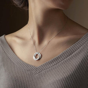Custom Rings Necklace (925 Sterling Silver)