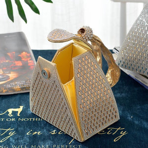 Crystal Pyramid Clutch