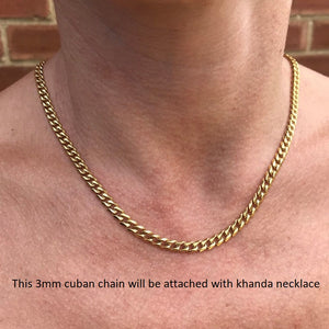 khanda Necklace ☬ (MEN)