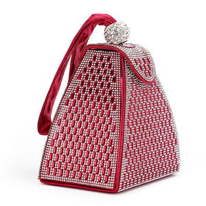 Crystal Pyramid Clutch