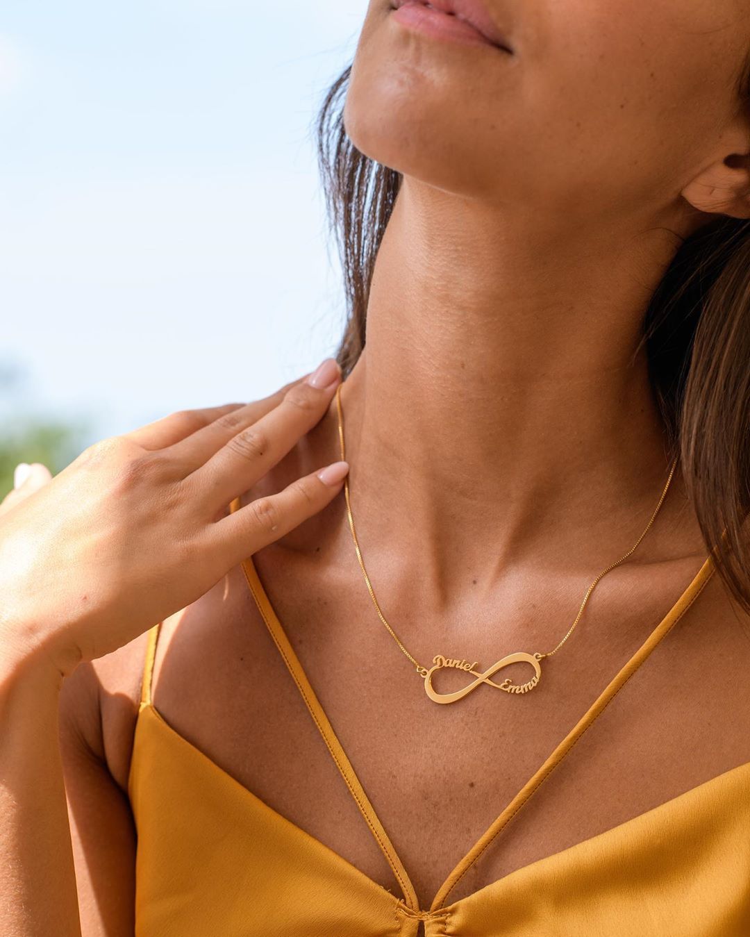 Double Name Infinity Necklace