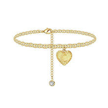 Load image into Gallery viewer, Initials Heart Anklet
