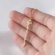 Charger l&#39;image dans la galerie, Vertical Signature Necklace
