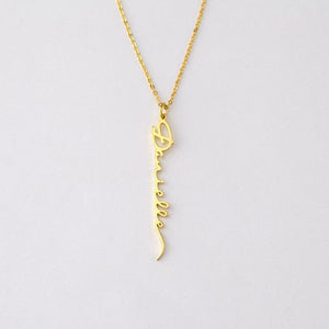 Vertical Signature Necklace