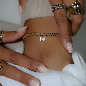 Anklets II (Iced Initials)