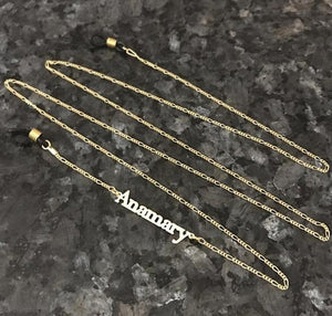 Eyeglasses Name Chain
