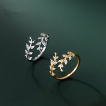 Load image into Gallery viewer, Dainty Leaves Ring
