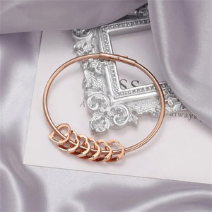 Custom Hearts Bangle (H9)